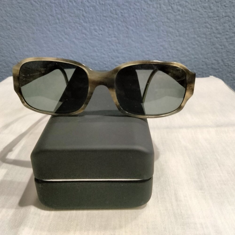Donna Karan Tortoise Shell Sunglasses, Made in Italy, Preowned